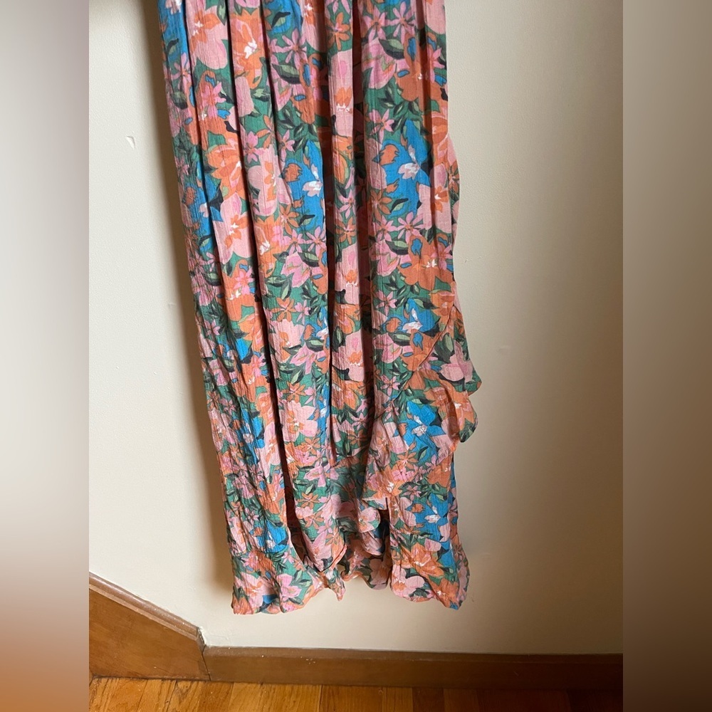 Marissa Olivia Beautiful Ruffle Flowy Maxi Dress Size Medium - Picture 4 of 5